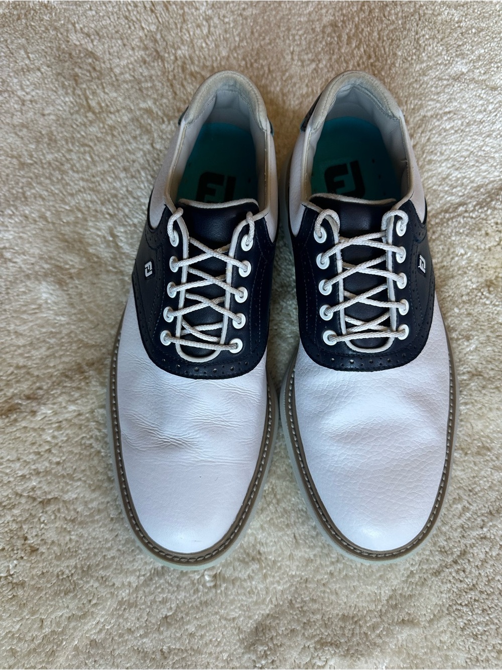 FootJoy Traditions Men's Golf Shoe Style 57899 Size 9.5 M